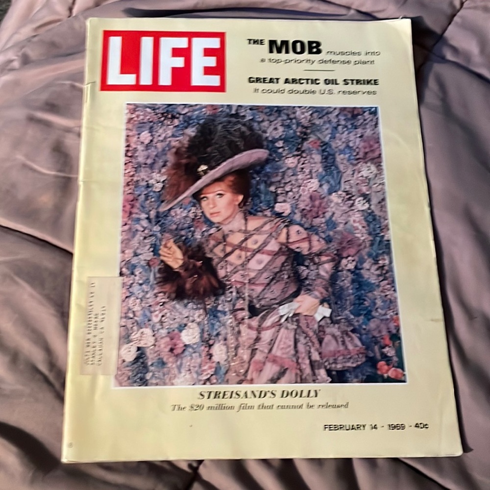 Feb. 14, 1969 LIFE full magazine Good vintage  condition! Barbara Streis…